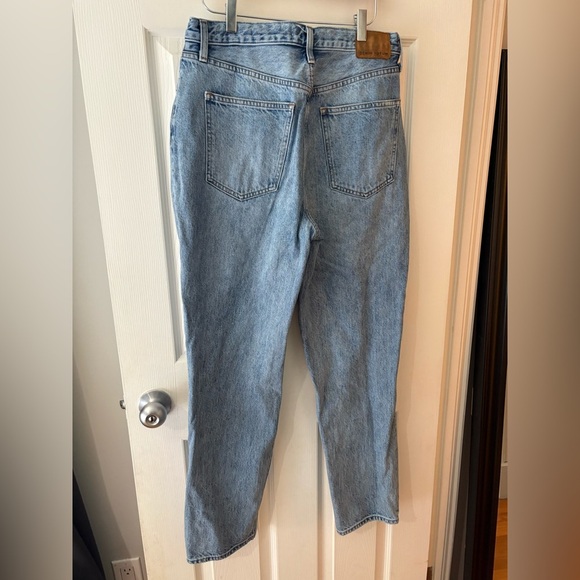 Denim Forum Aritzia the bf high rise jeans size 29/28 light wash - Picture 4 of 12